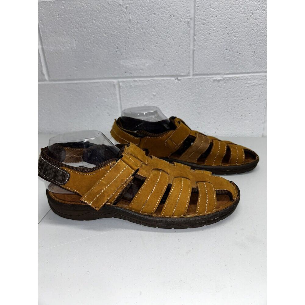 Propet Men's‎ Joseph Fisherman Orthopedic Comfort Sandals - Brown Size 10 Us